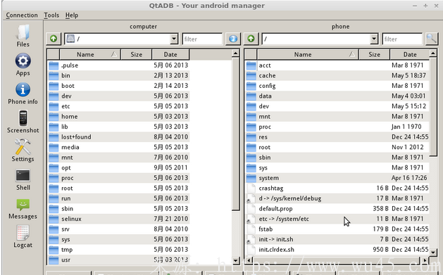 Linux手机管理软件QtADB 第1张