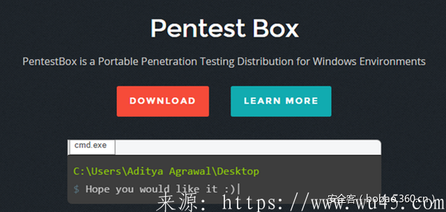 【工具推荐】Windows渗透测试神器“PentestBox” 第1张