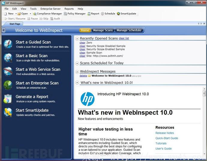 HP Webinspect 10.0 安全评估工具,附破解补丁 第1张