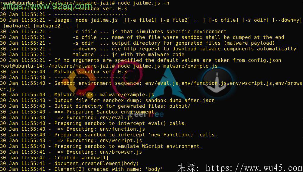 malware-jail – 半自动化恶意Javascript脚本分析沙盒 第1张